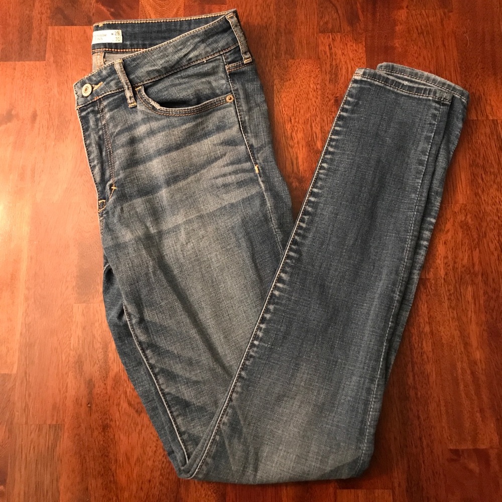 low rise skinny jeans